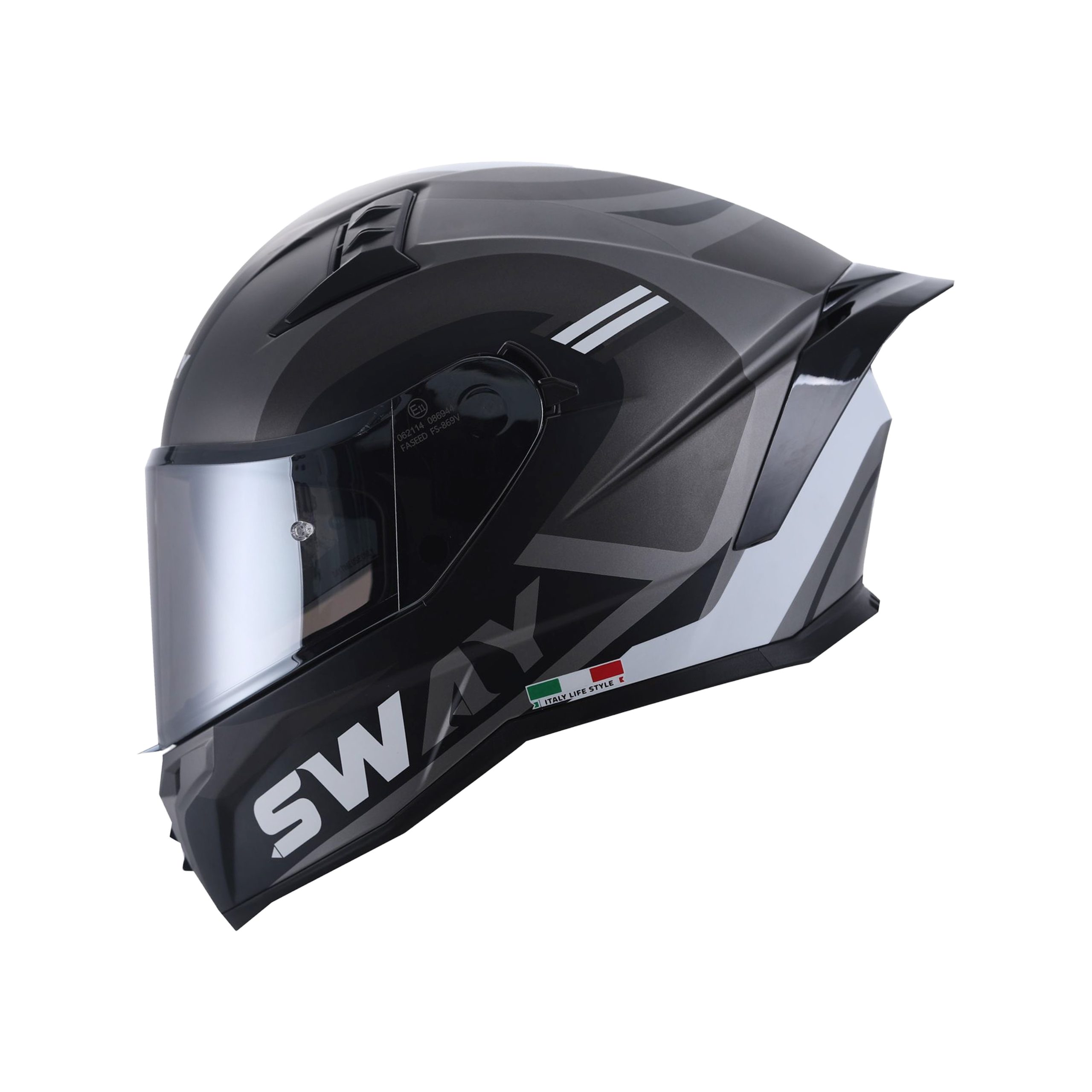 SWAY SW 869 FASTER Full Face Kask - Görsel 2