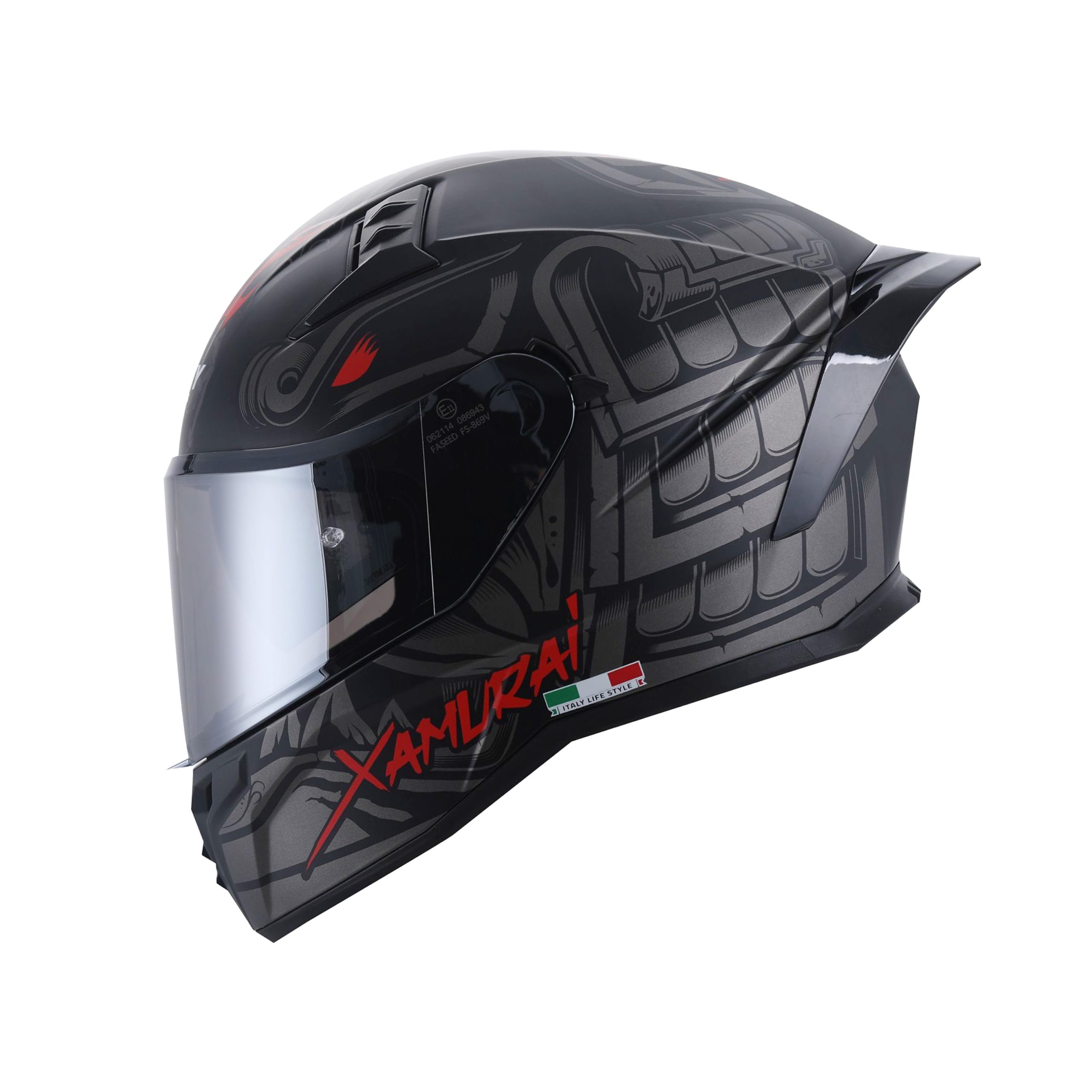 SWAY SW 869 XAMURAI Full Face Kask - Görsel 2