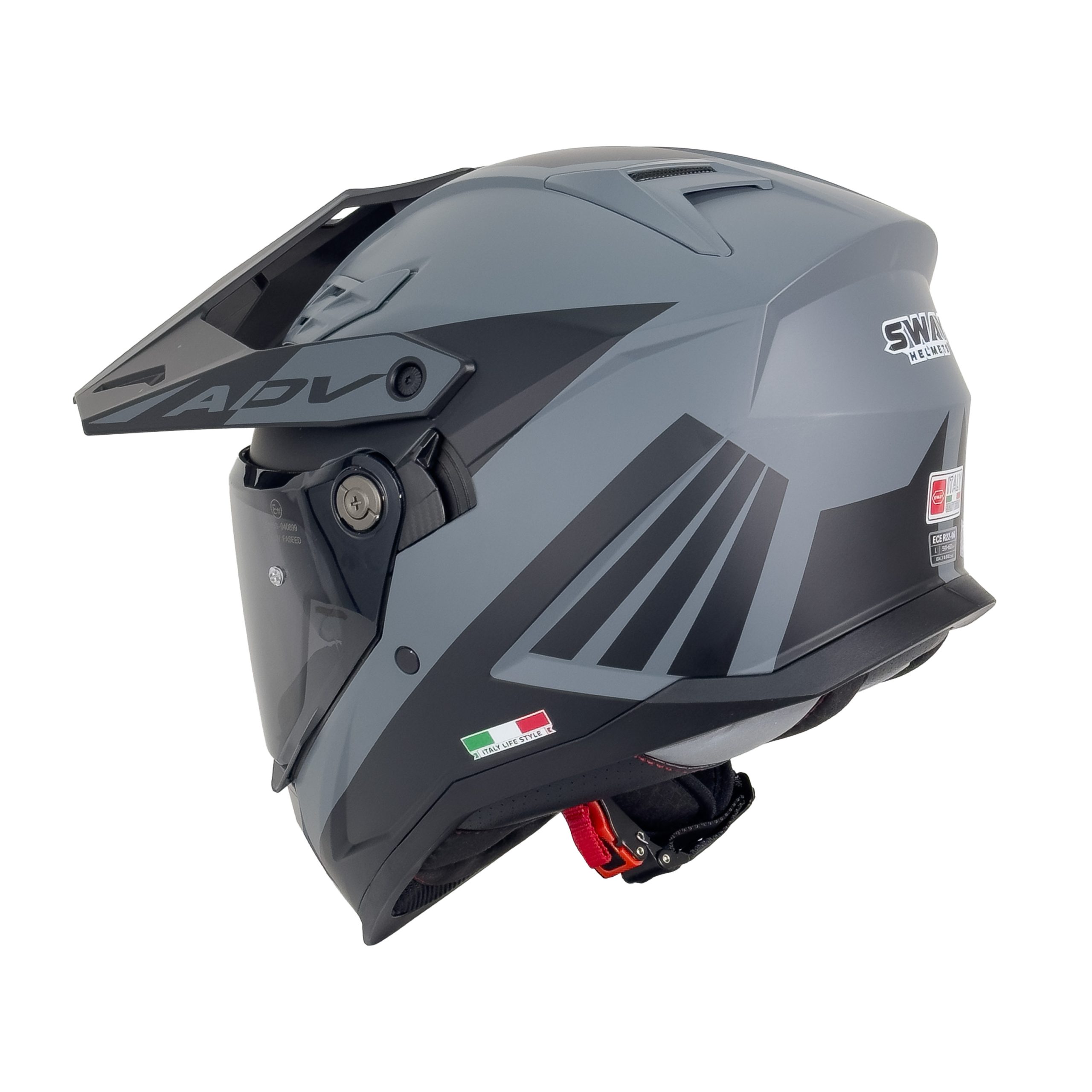 SWAY SW X65 AERO Grey Adventure Kask - Görsel 2