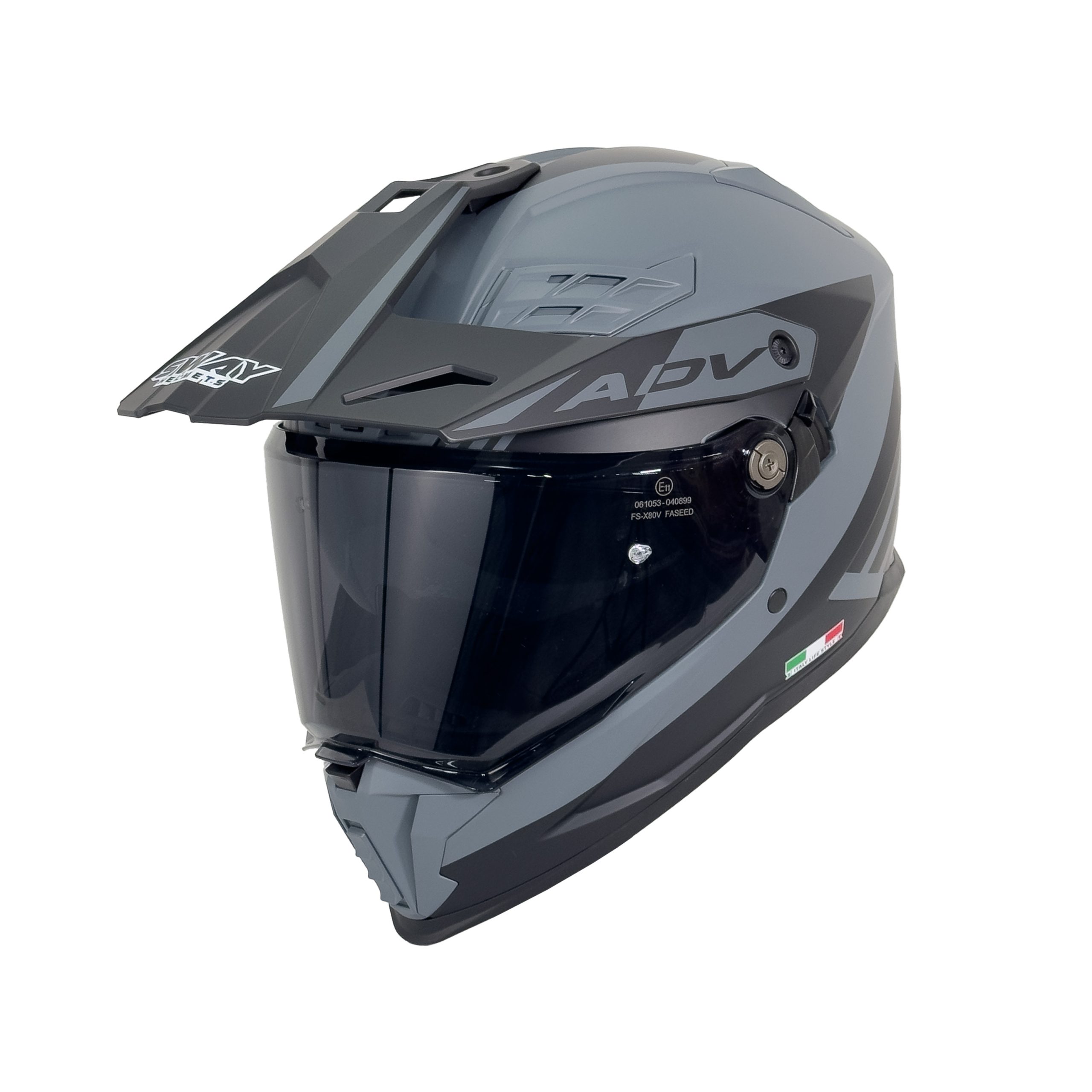 SWAY SW X65 AERO Grey Adventure Kask - Görsel 4