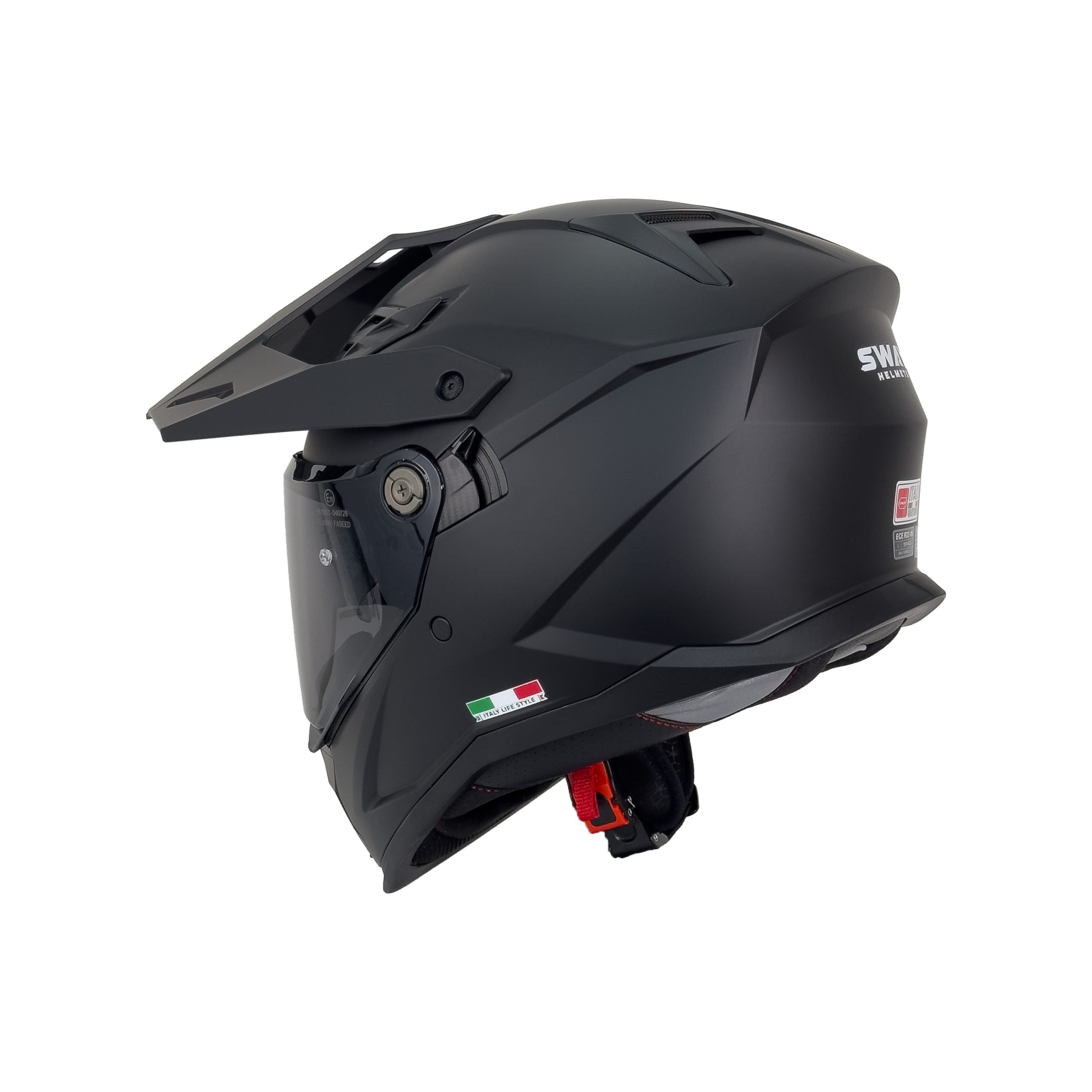 SWAY SW X65 Matt Black Adventure Kask - Görsel 2