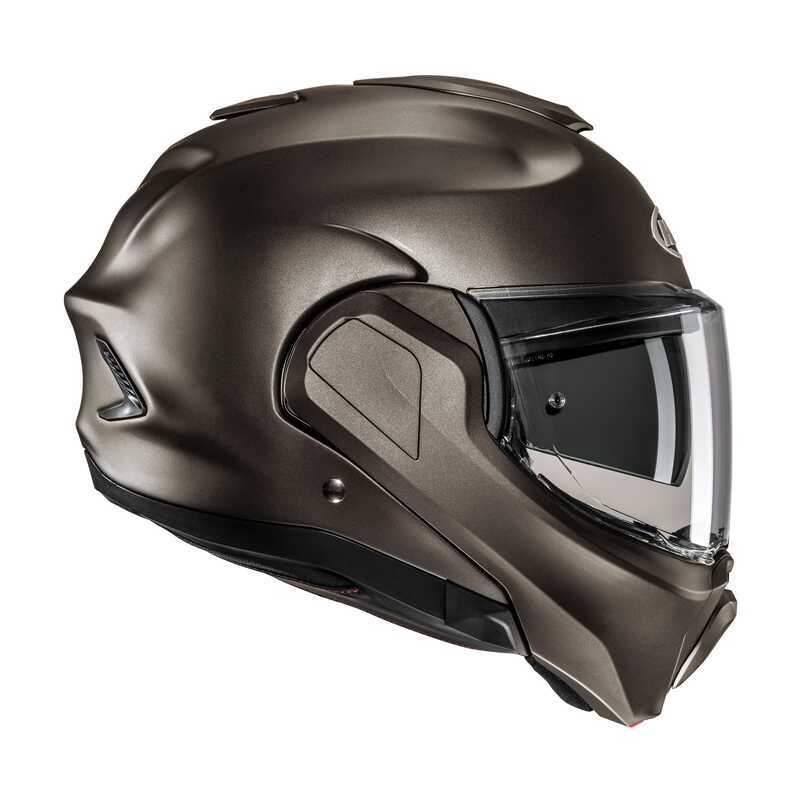 HJC F100 Kask Semı Flat Tıtanıum - Görsel 2