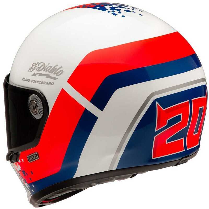 HJC V10 Kask Fq Retro MC21 - Görsel 3