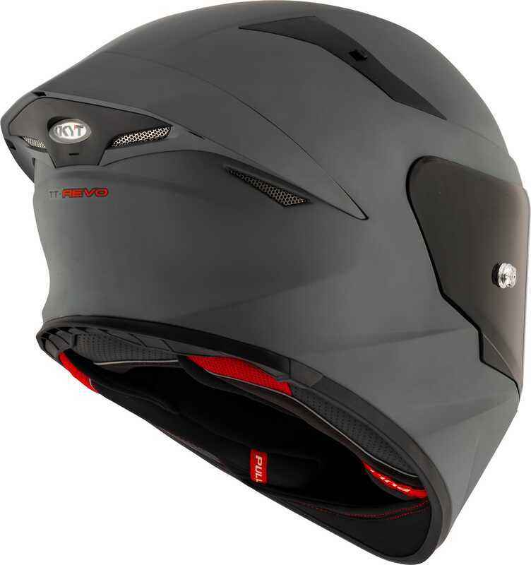 KYT Tt-Revo Kask Plaın Matt Grl Grey - Görsel 6