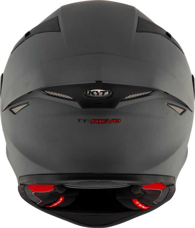KYT Tt-Revo Kask Plaın Matt Grl Grey - Görsel 8