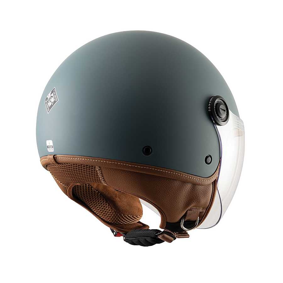 TUCANO Urbano El Jettın 6.0 Yarım Kask Mat Petrol Mavi - Görsel 3