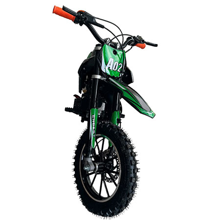 Mini Cross Çocuk Motoru Benzinli Tek Silindirli Yesil - Görsel 2