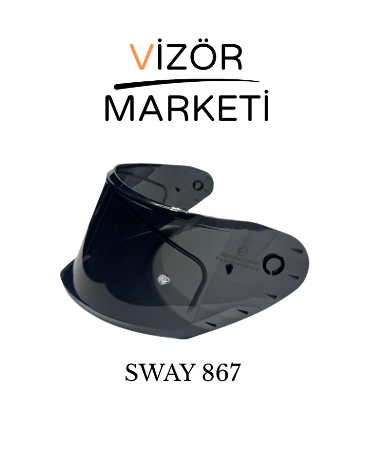 SWAY 867 Siyah Vizör