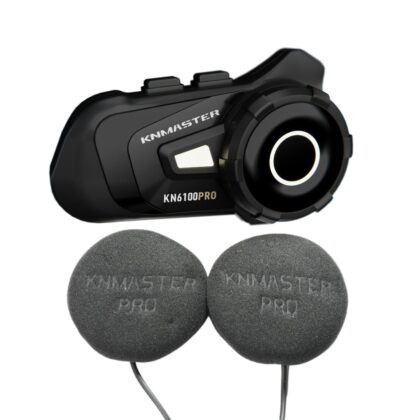 Knmaster KN6100 PRO Motosiklet Kask Interkom Bluetooth Intercom Kulaklik Seti