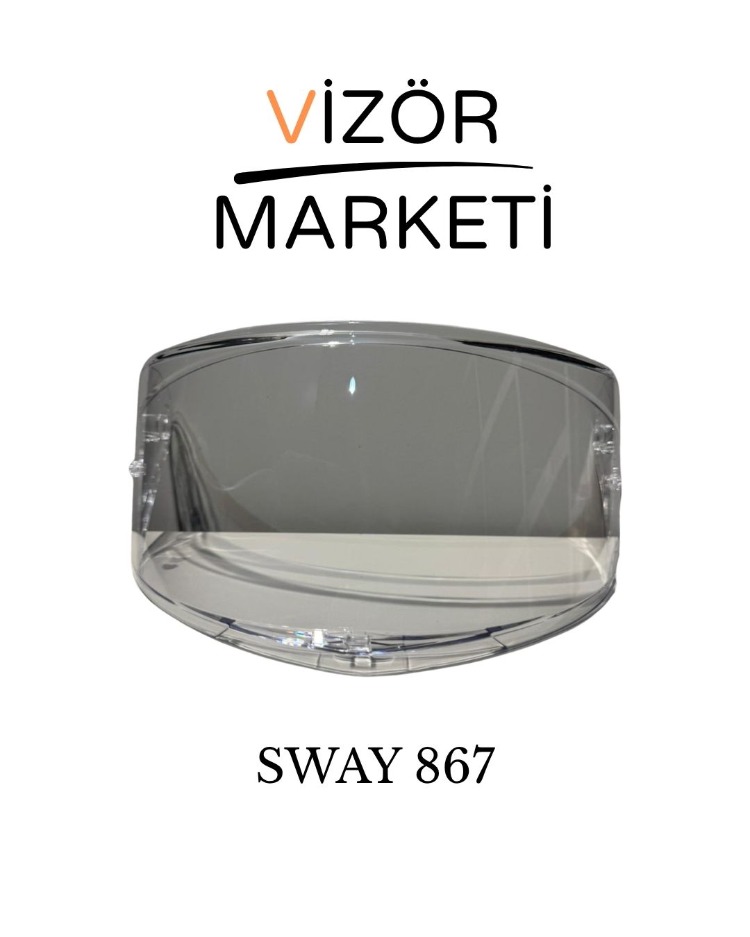 SWAY 867 Şeffaf Vizör - Görsel 2