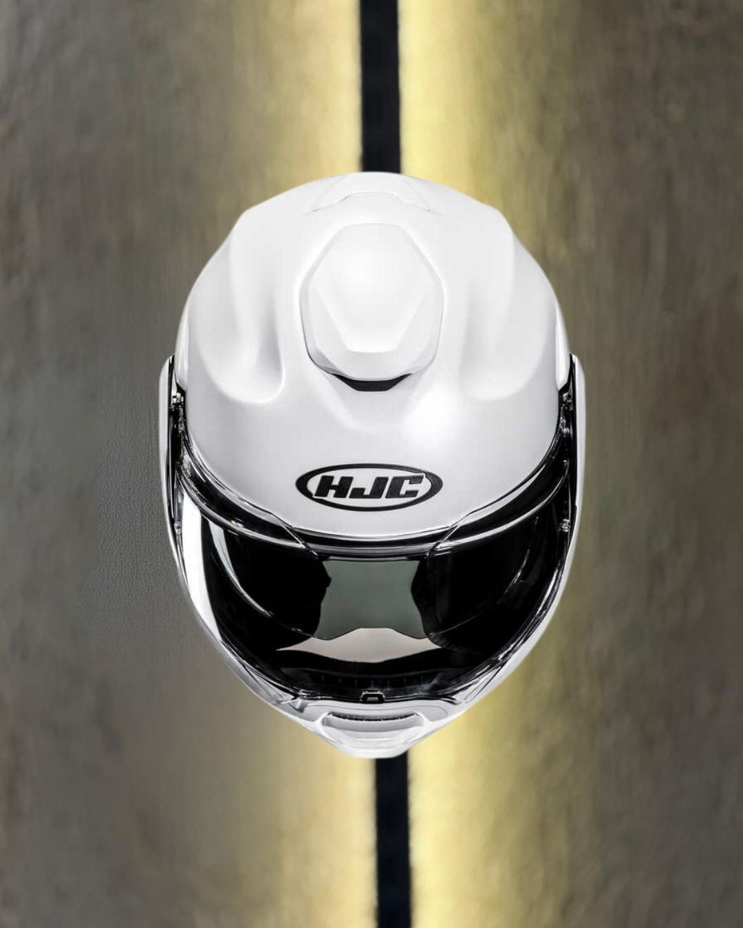 HJC F100 Çene Açılır İnci BEYAZI 1450 - Görsel 3