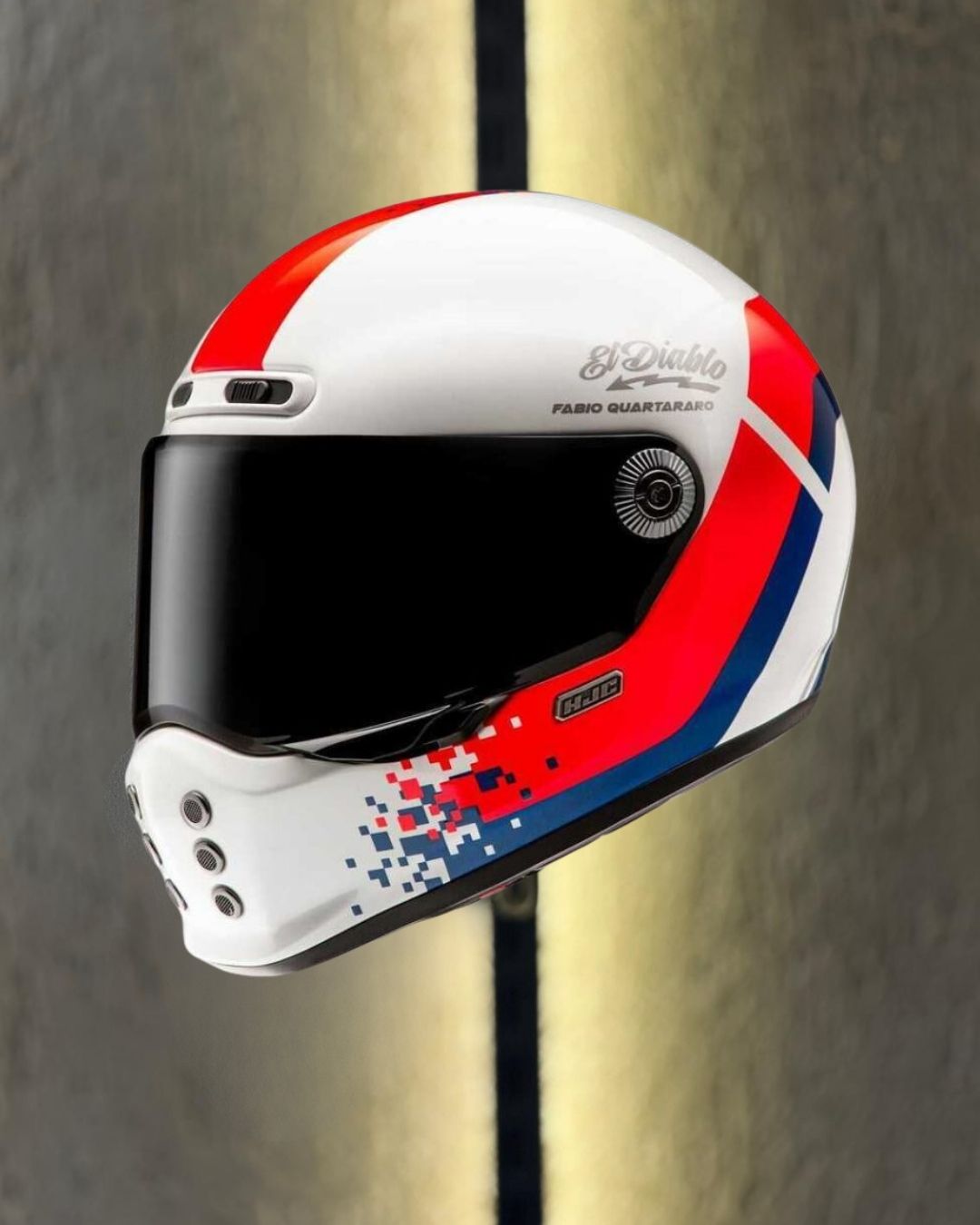 HJC V10 KASK FQ RETRO MC21 E150