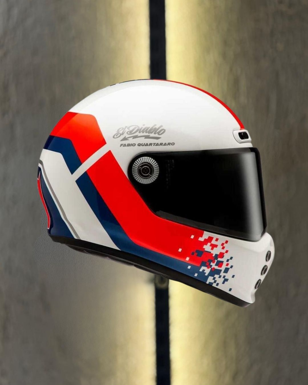 HJC V10 KASK FQ RETRO MC21 E150 - Görsel 3