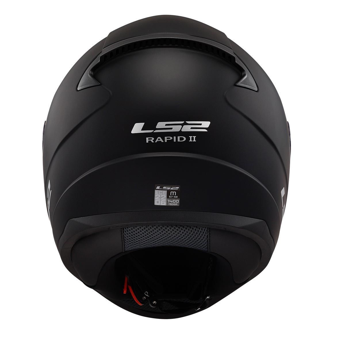 LS2 Rapid2 MAT SIYAH - Görsel 3