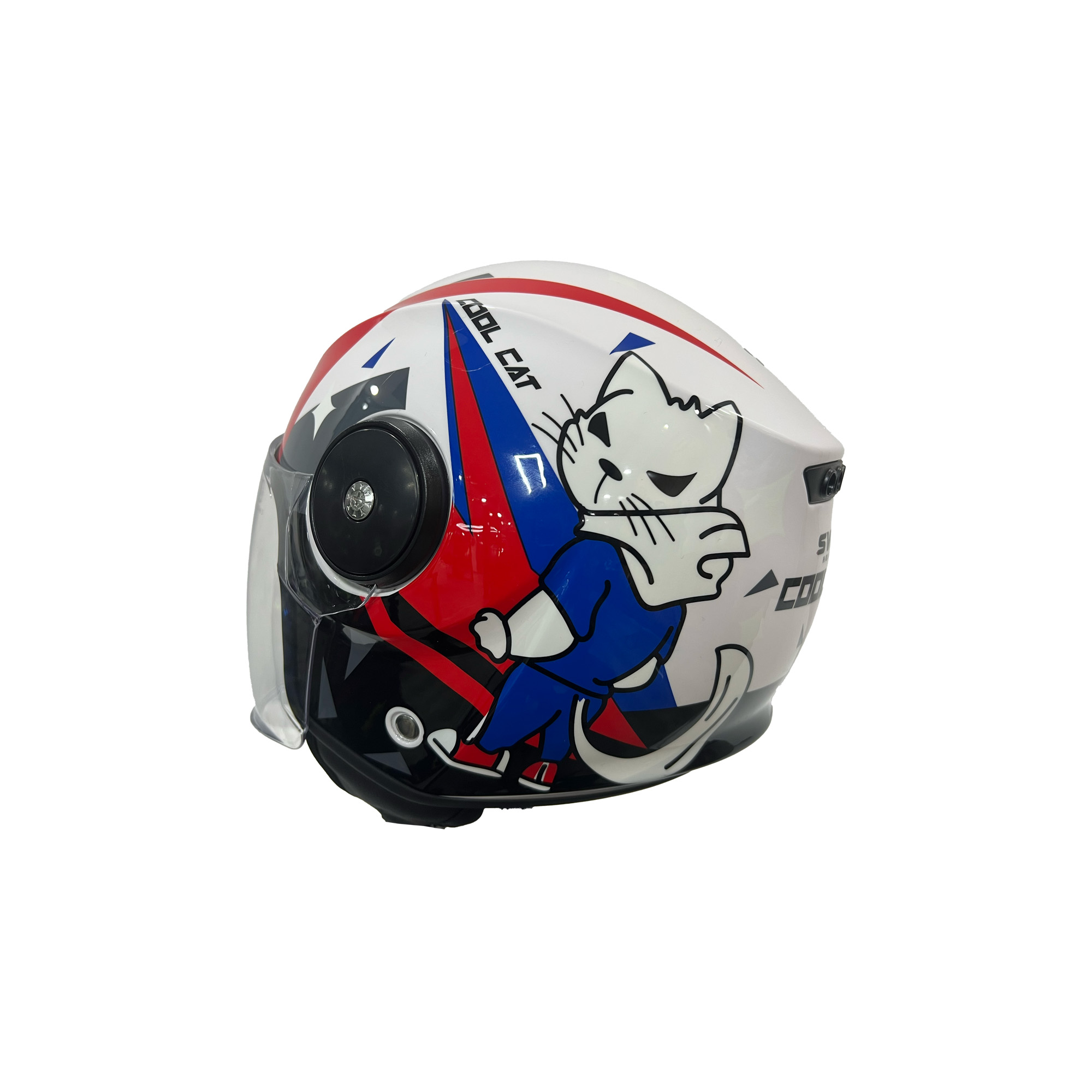 SWAY COOL CAT White Çocuk Kaskı - Görsel 2
