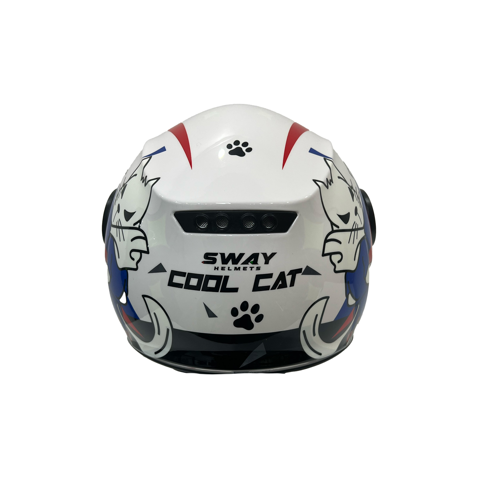 SWAY COOL CAT White Çocuk Kaskı - Görsel 3