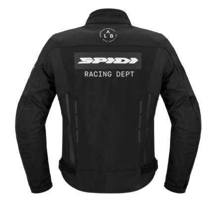 SPIDI Motojoy Tekstil Ceket Siyah Beyaz