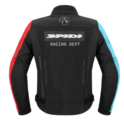 SPIDI Motojoy Tekstil Ceket Siyah Mavi Kırmızı