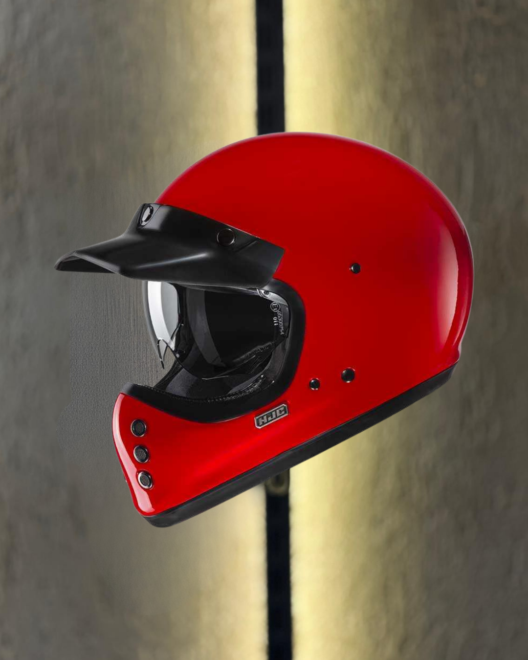 HJC V60 KASK KOYU KIRMIZI Motosiklet KASK