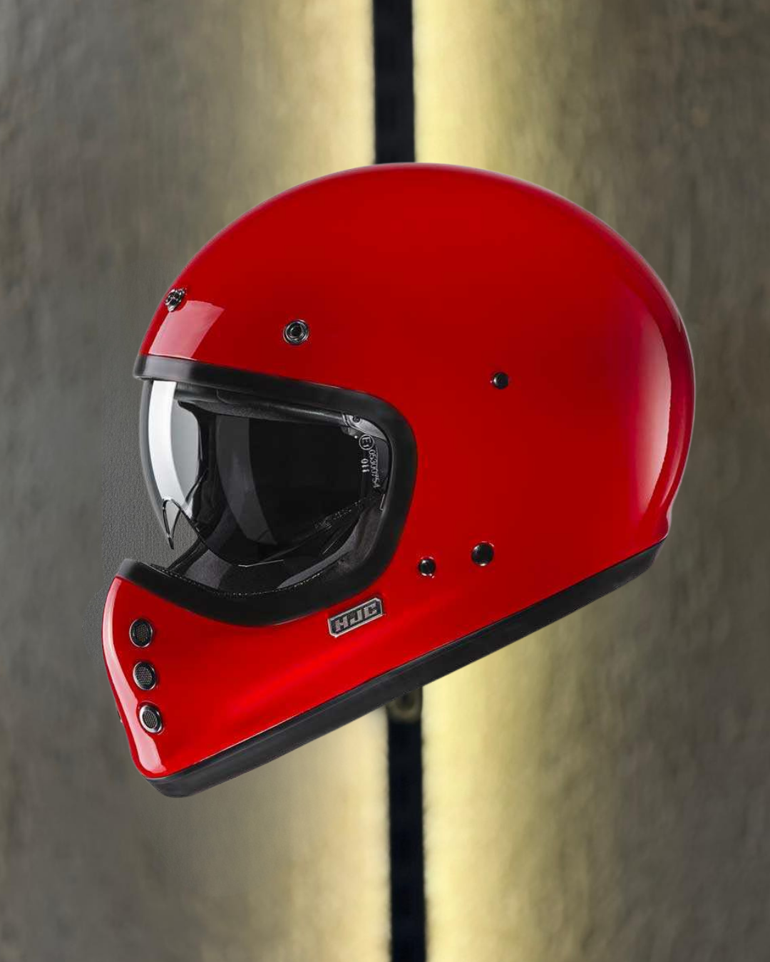 HJC V60 KASK KOYU KIRMIZI Motosiklet KASK - Görsel 2