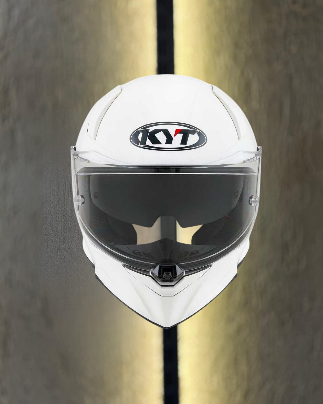 KYT R2R KASK PLAIN WHITE 1450 - Görsel 4