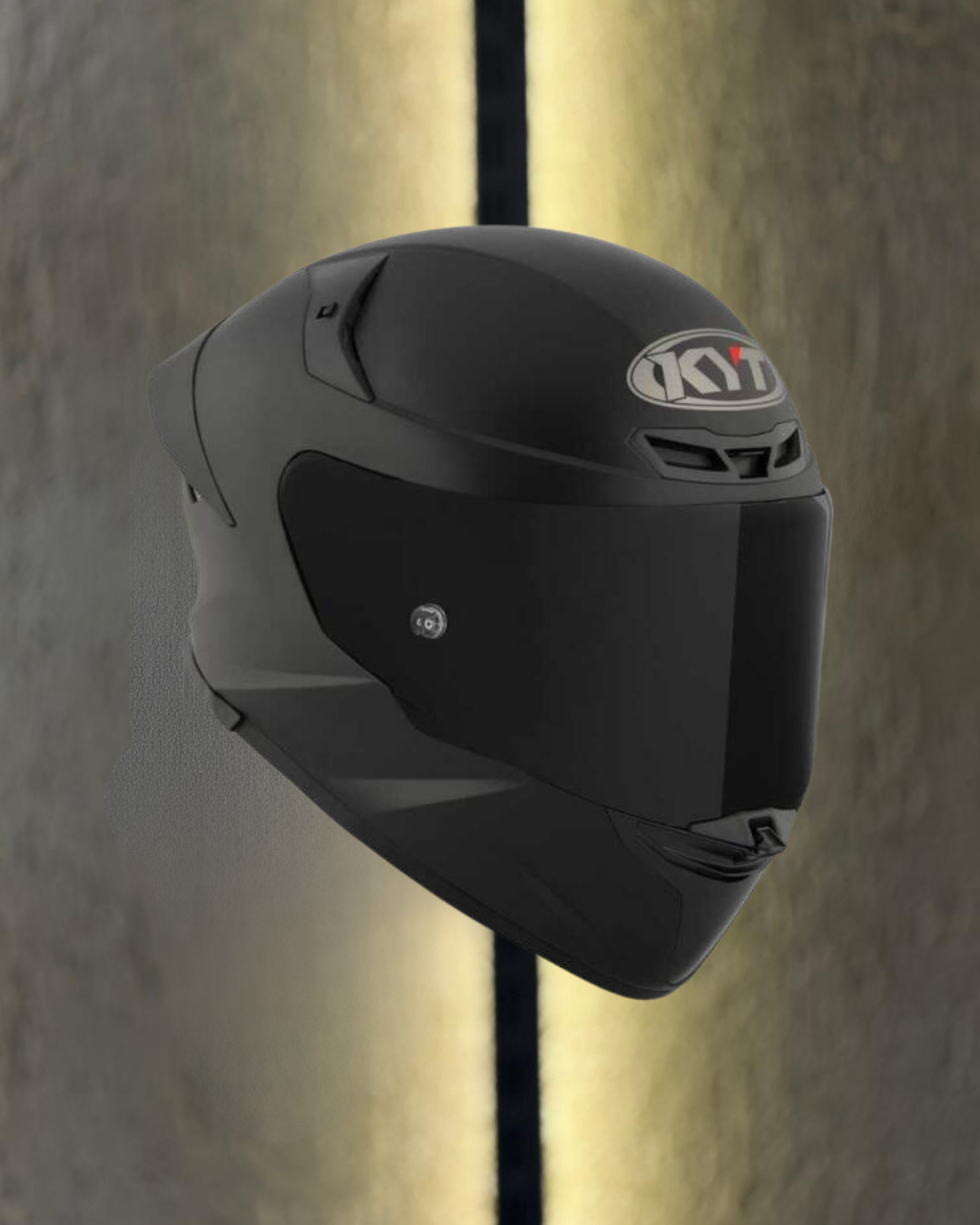 KYT TT-REVO KASK PLAIN MATT BLACK 1450 - Görsel 3