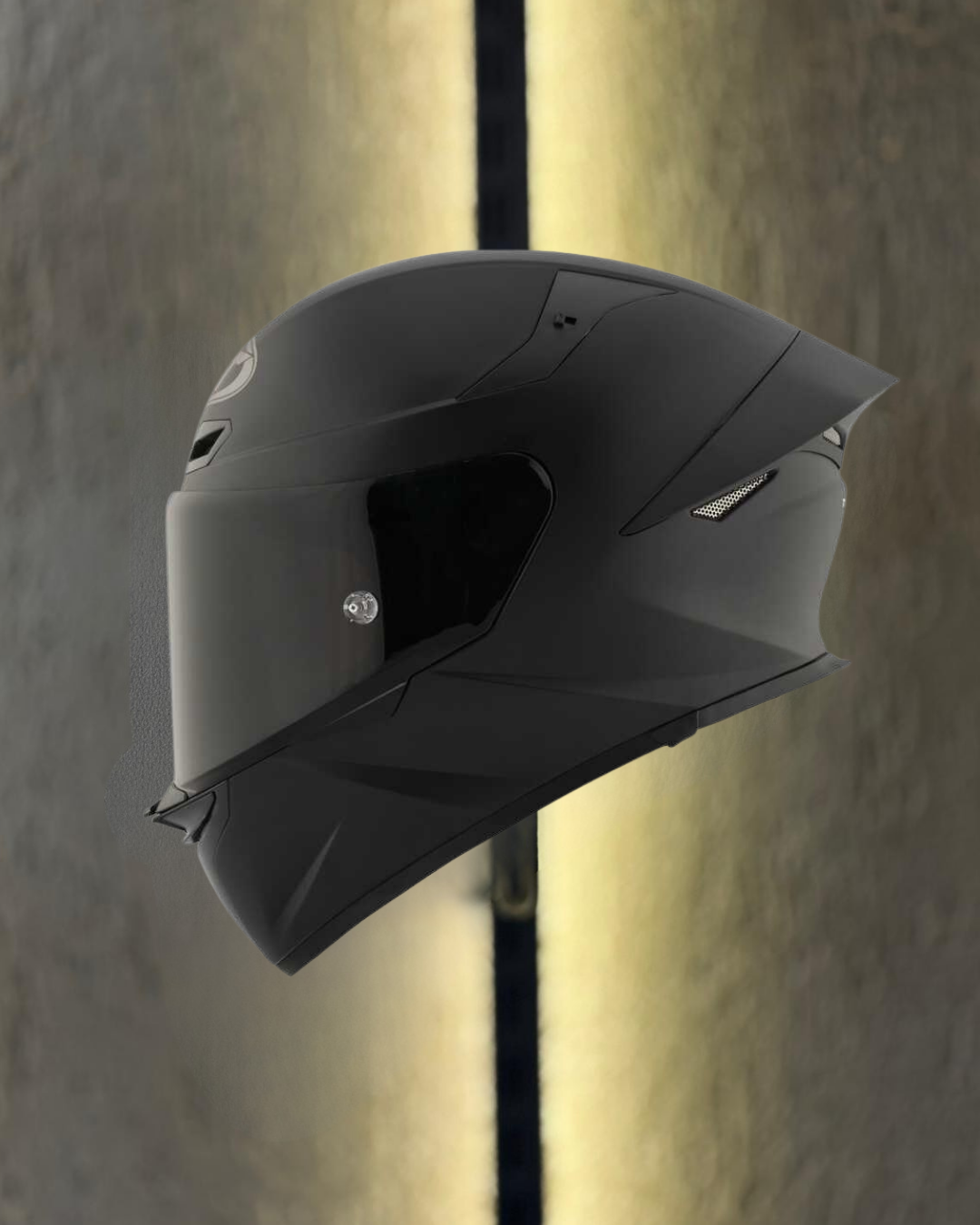 KYT TT-REVO KASK PLAIN MATT BLACK 1450 - Görsel 5