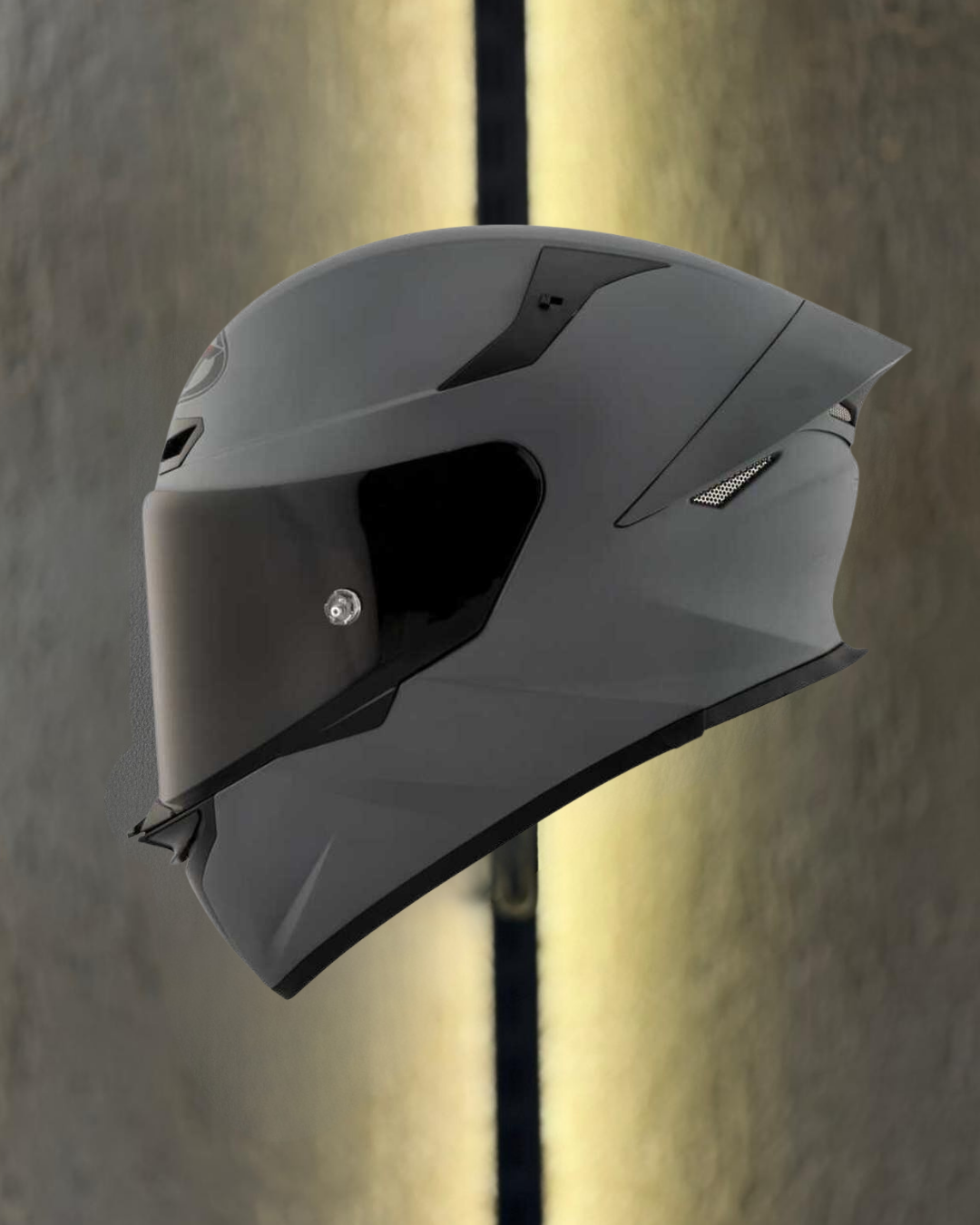 KYT TT-REVO KASK PLAIN MATT GREY 1450