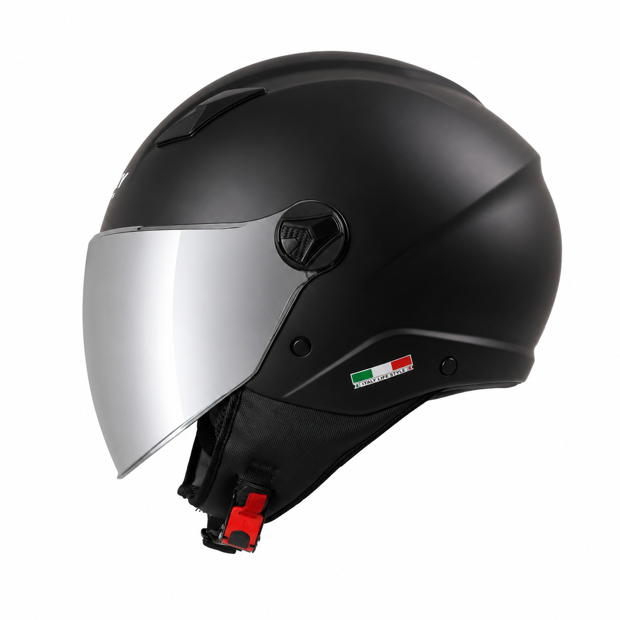 SWAY SW 765 Matt Black Yarım Kask