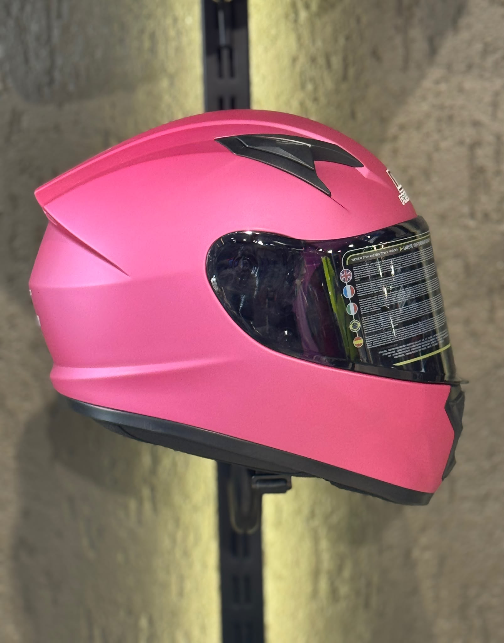 MTS Pro Helmets M-201 Fuşya Çocuk Kaski - Görsel 2