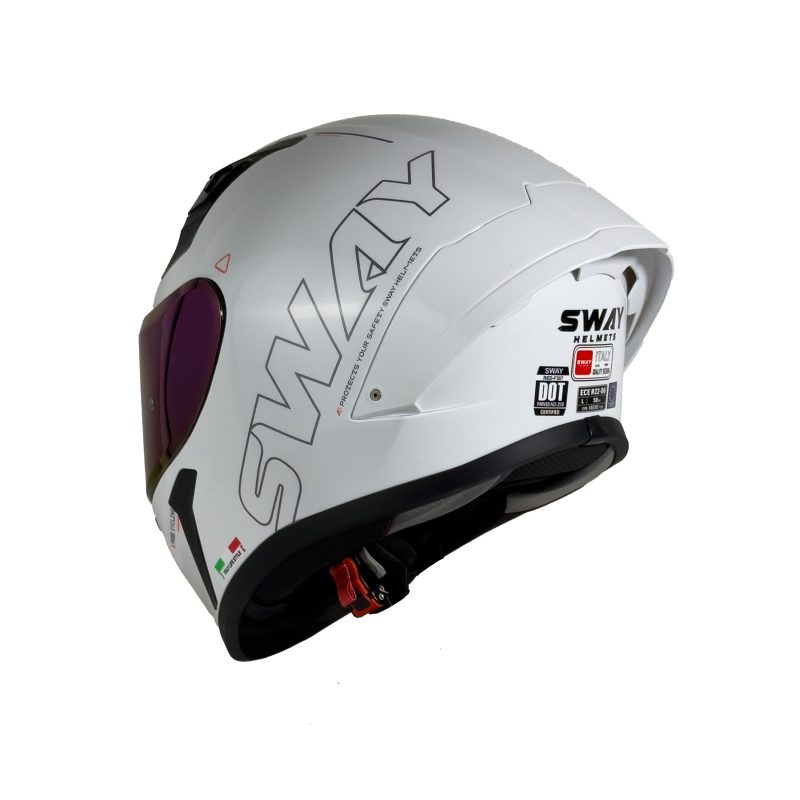 SWAY F357 Kask Beyaz - Görsel 5