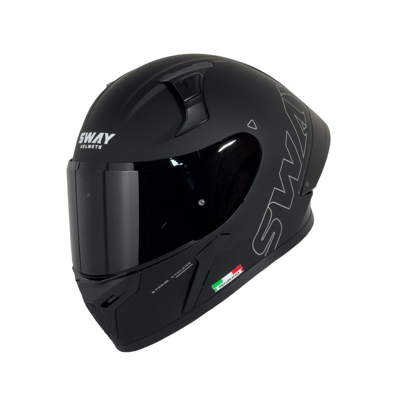 SWAY F357 Kask Mat Siyah - Görsel 2