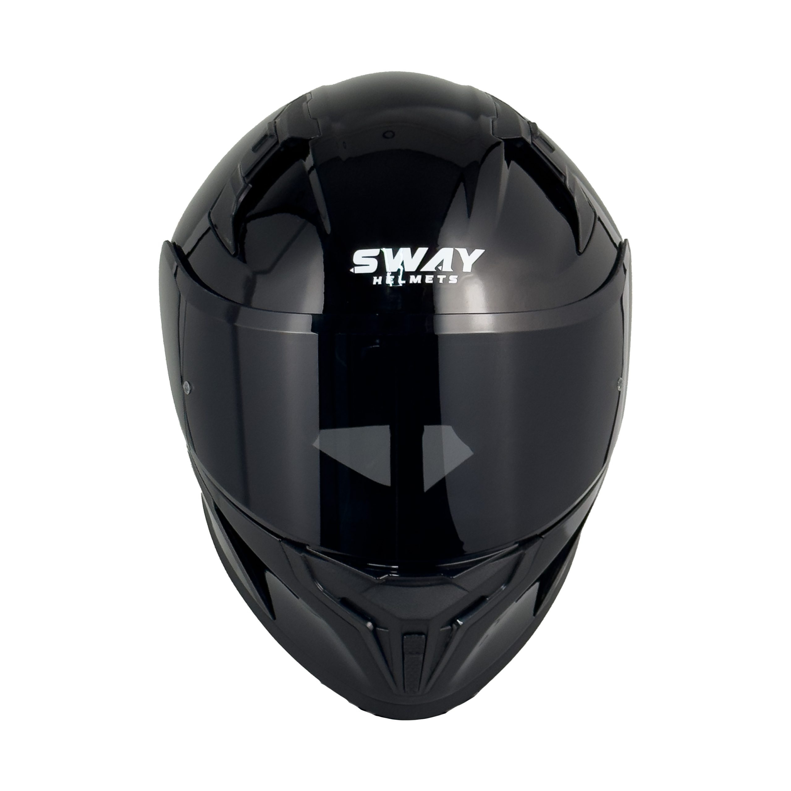 SWAY F357 Kask Parlak Siyah Kırmızı - Görsel 3
