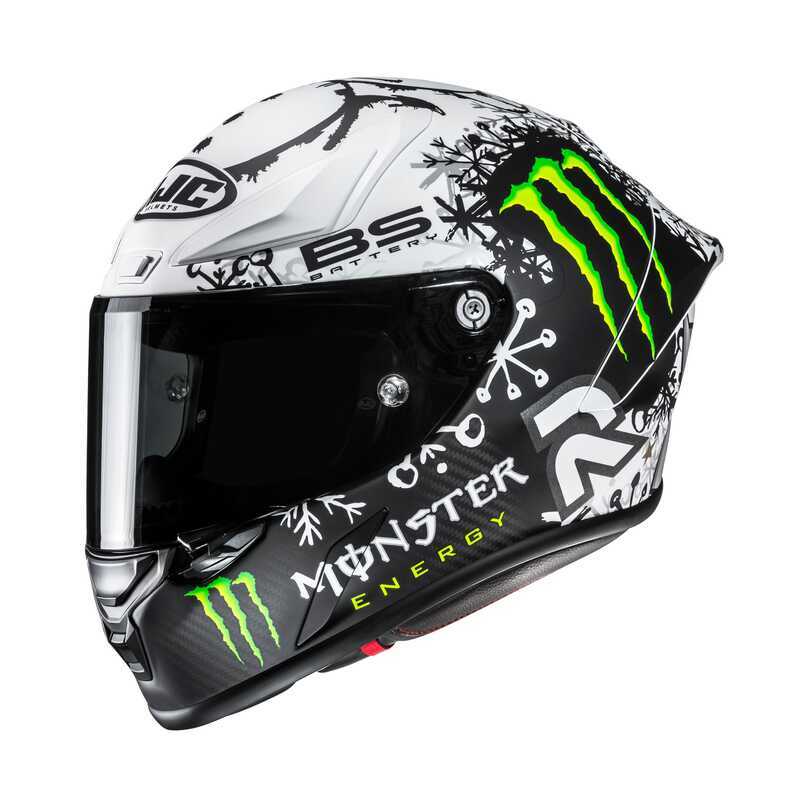 HJC RPHA1 V2 Carbon Snow Dıablo MC10SF