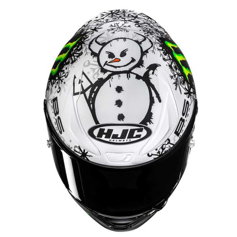 HJC RPHA1 V2 Carbon Snow Dıablo MC10SF - Görsel 4