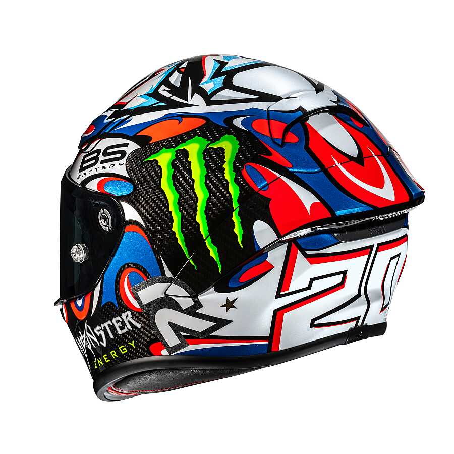 HJC RPHA1 V2 Kask Carbon Quartararo Le Mans 3 MC21 - Görsel 2