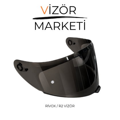Rivox R2 Siyah Kask Vizörü