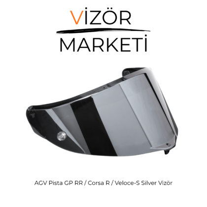 Pista GP RR Silver Gri Vizör Camı ( Voluce , Corsa ) ile uyumludur