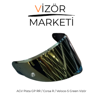 Pista GP RR Green Vizör Camı ( Voluce , Corsa ) İle uyumludur