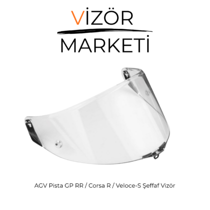 Pista GP RR Şeffaf Vizör Camı ( Voluce , Corsa ) İle uyumludur