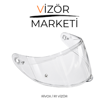 Rivox R1 Şeffaf Kask Vizörü