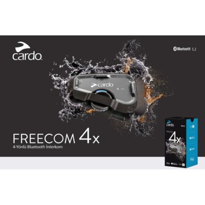 CARDO Freecom 4X Jbl Bluetooth Ve Intercom (Tekli Paket)