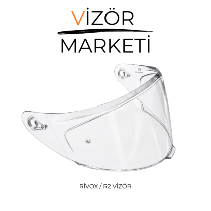 Rivox R2 Şeffaf Kask Vizörü