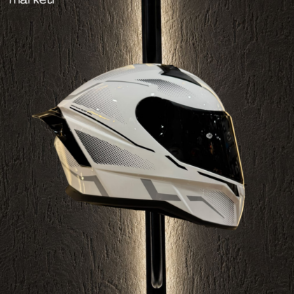 SWAY 869 SIRIO White Grey Full Face Kask