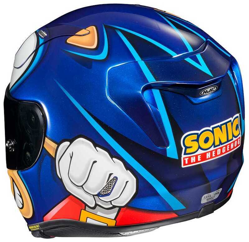 HJC RPHA11 Sonıc Sega Kask MC2 - Görsel 2