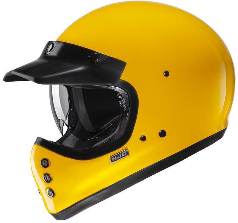 HJC V60 Kask Koyu Sarı