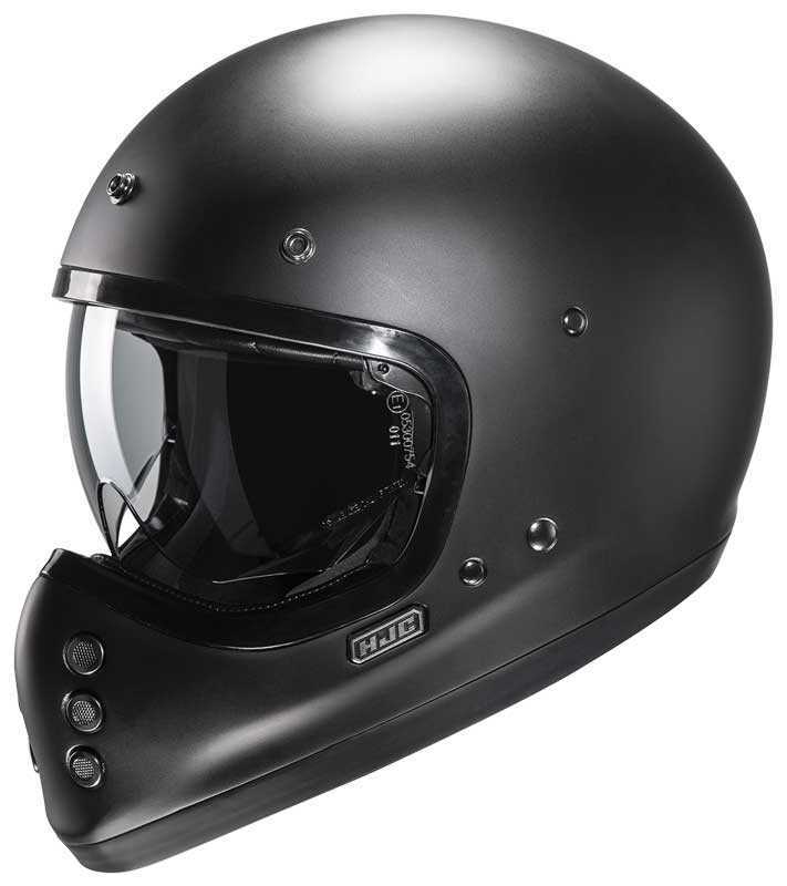 HJC V60 Kask Semı Flat Siyah - Görsel 2