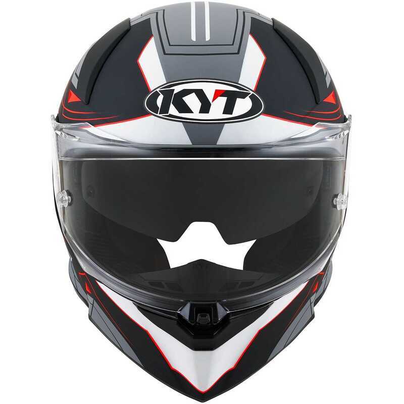 KYT R2R KASK LED MATT SİYAH GRİ - Görsel 3