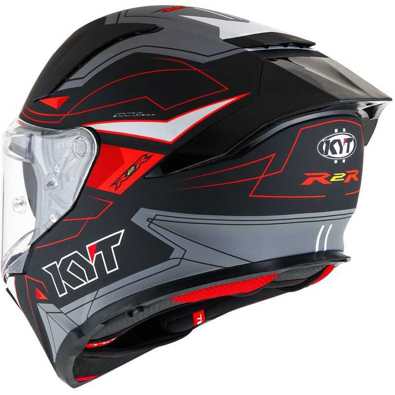KYT R2R KASK LED MATT SİYAH GRİ - Görsel 6