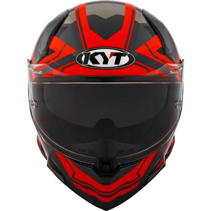 KYT R2R KASK OCTANE RED - Görsel 3